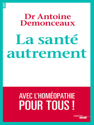cover image of La santé autrement